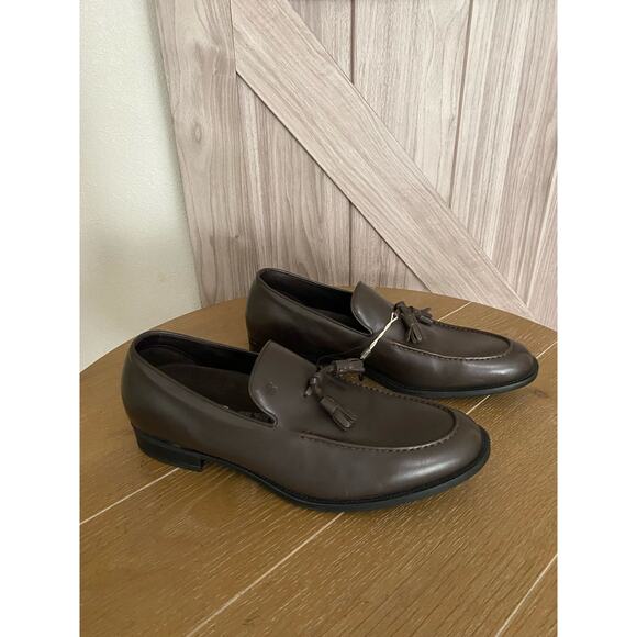 NEW Fratelli Rossetti Brown tassel loafers UK8 main image 7